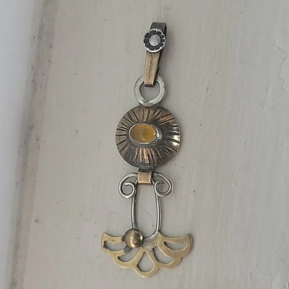 Handmade one of a kind necklace made by Finnish artist - Picture 3 of 9